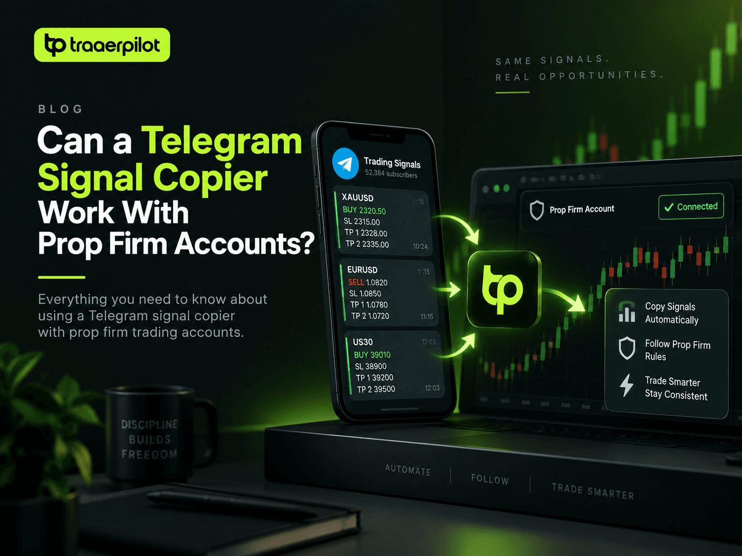 Can a Telegram Signal Copier Work With Prop Firm Accounts?